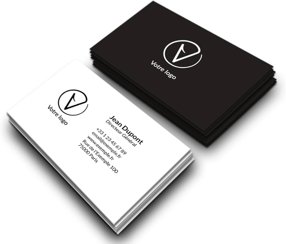 cartes de visite logo