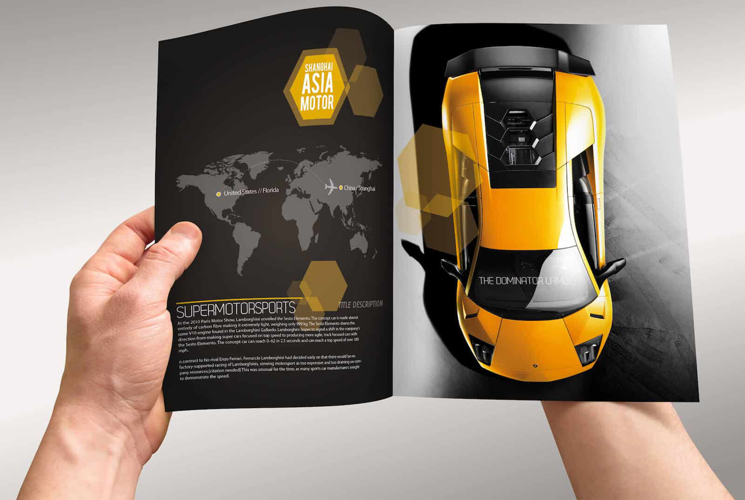 flyer dépliant design