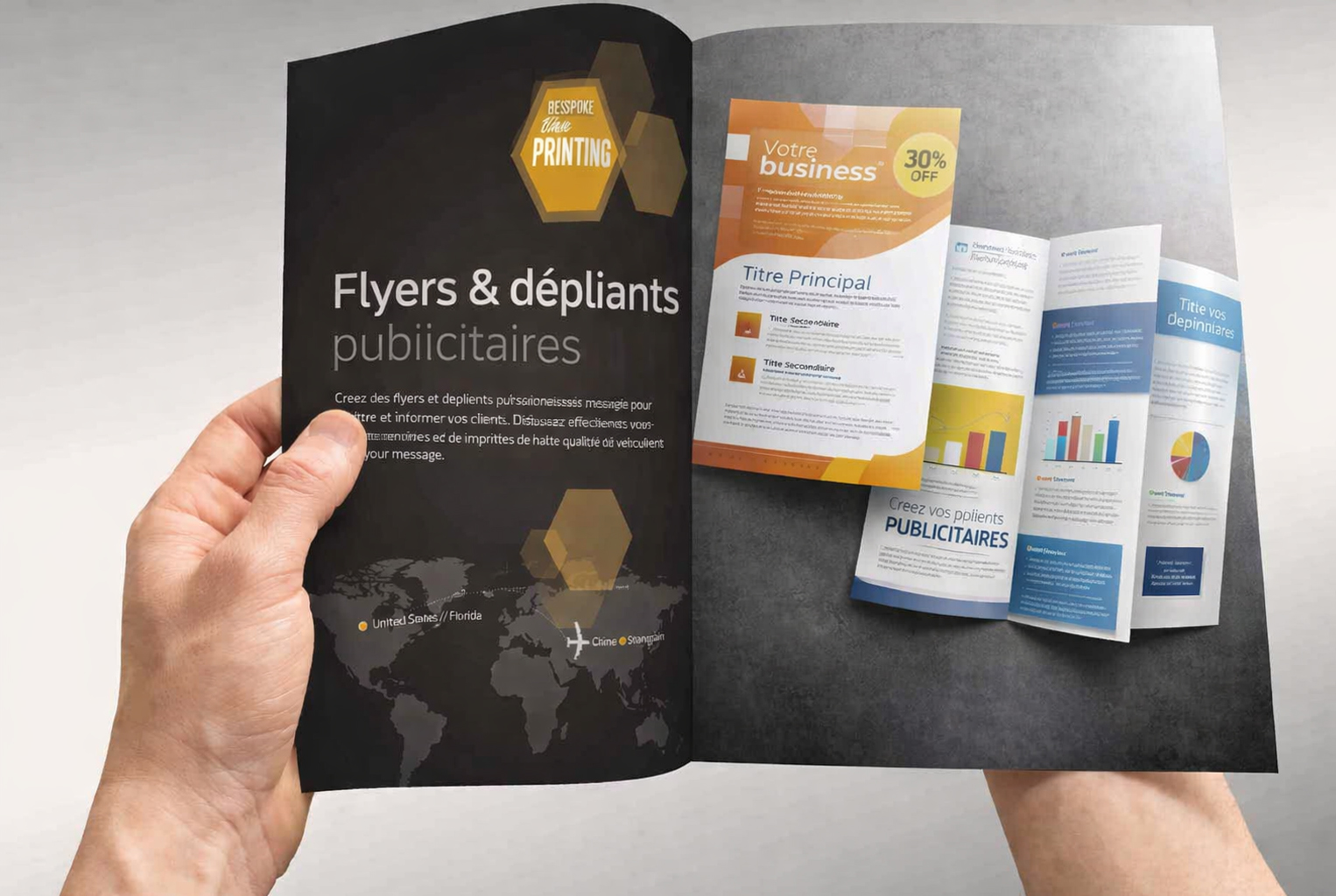 flyer dépliant impression