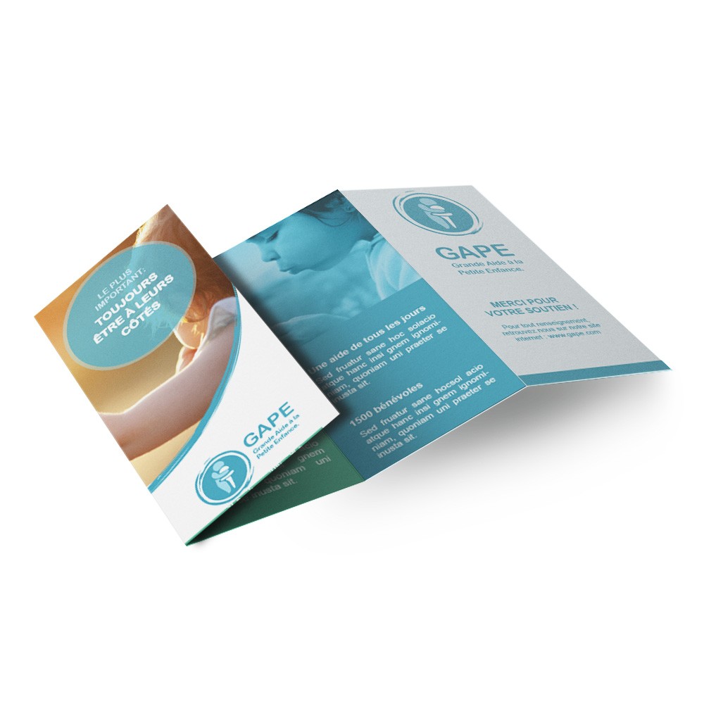 formats flyer dépliant